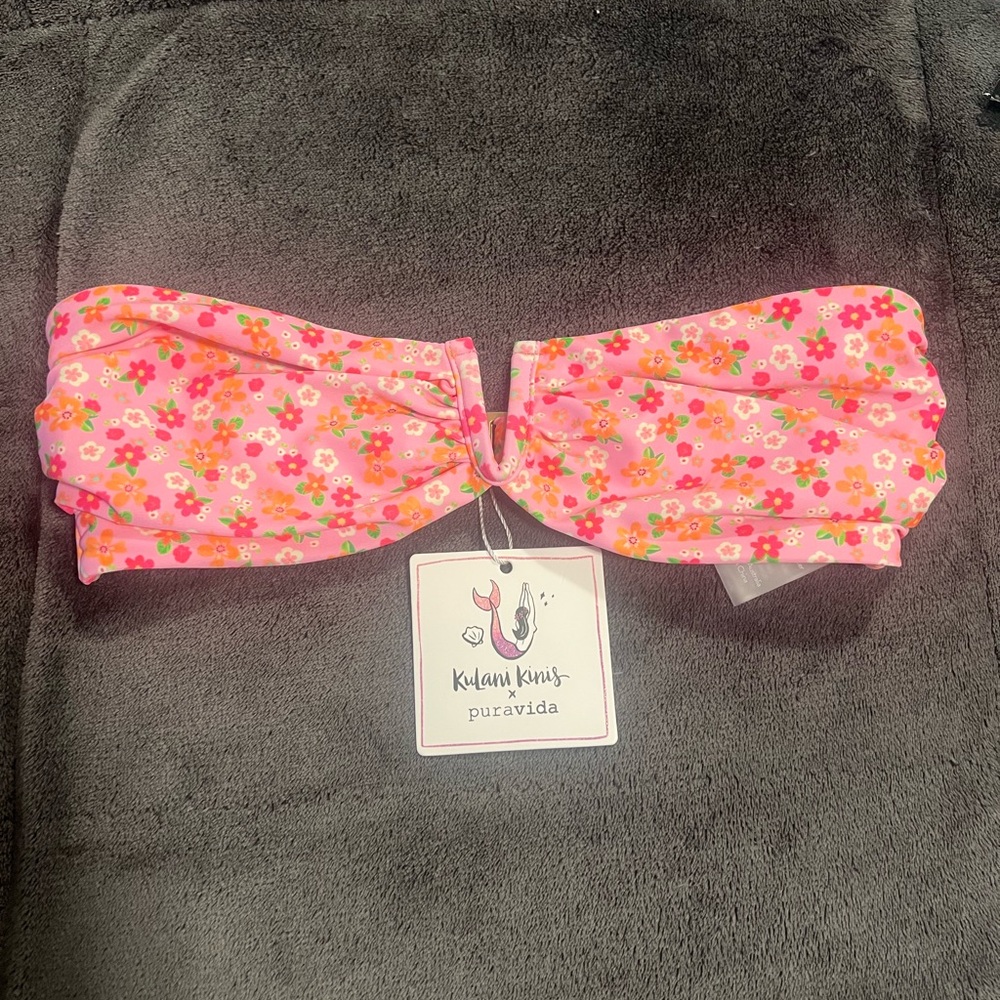 Kulani kinis bandeau bikini top. Size S